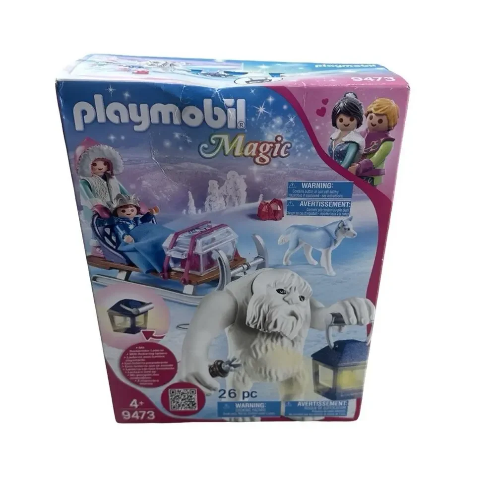 Playmobil 9473 Yeti with Sleigh. “Retired / Rare” Original Factory Sealed Rare